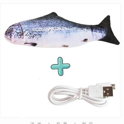 Interactive Electric Floppy Fish Cat Toy