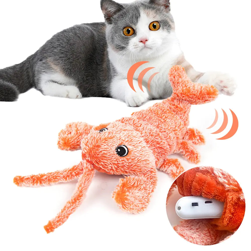 Jumping Shrimp Smart Cat Toy