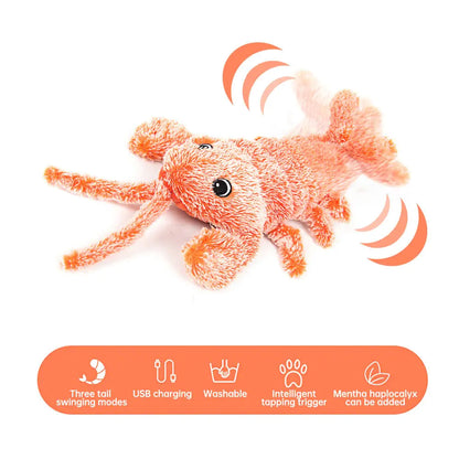 Jumping Shrimp Smart Cat Toy