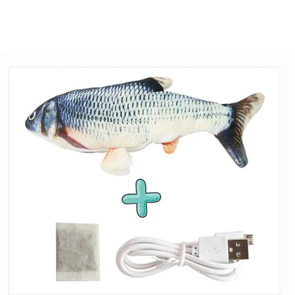 Interactive Electric Floppy Fish Cat Toy