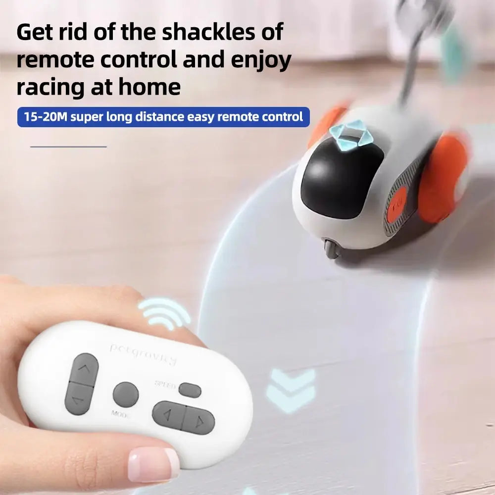 Smart Interactive Cat Toy Automatic Remote Controlled Car